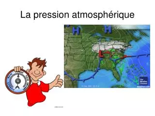 la pression atmosph rique