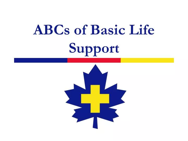 abcs of basic life support