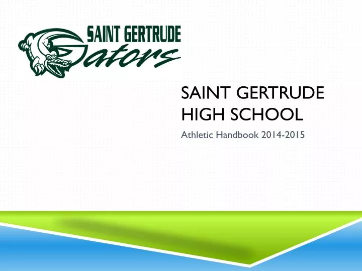 saint gertrude high school