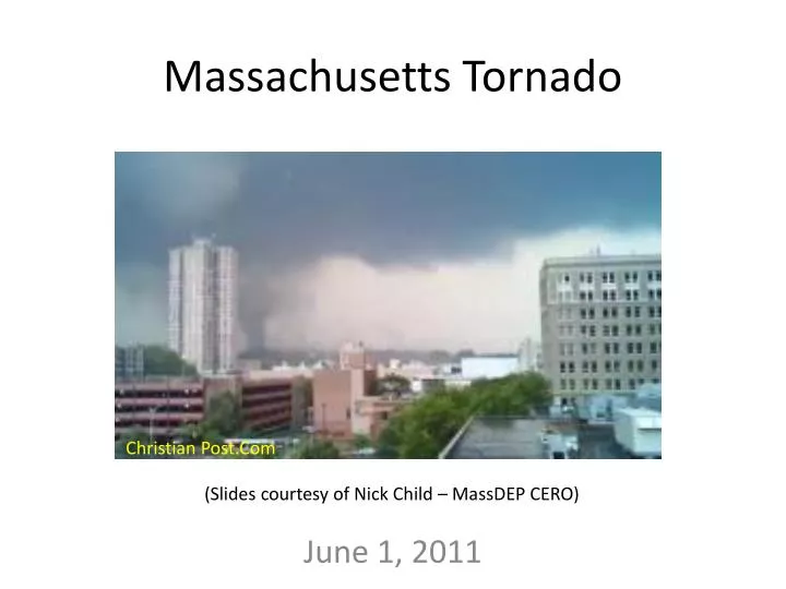 massachusetts tornado