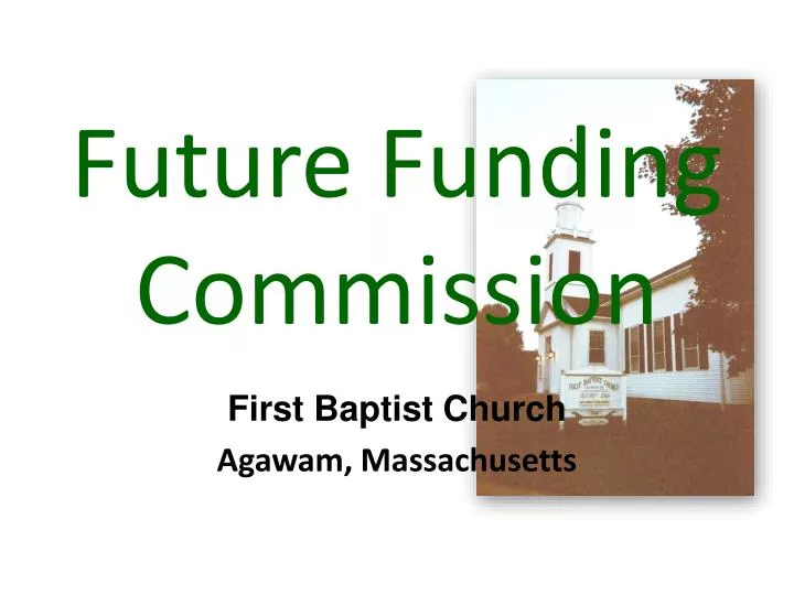 future funding commission