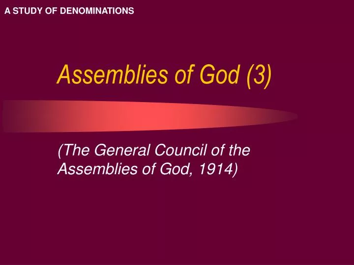 assemblies of god 3