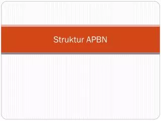 struktur apbn