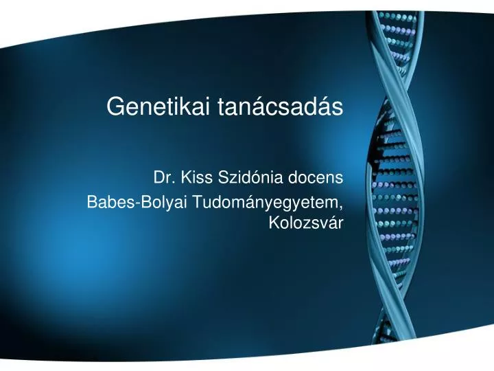 genetikai tan csad s