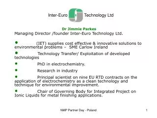 Inter-Euro Technology Ltd