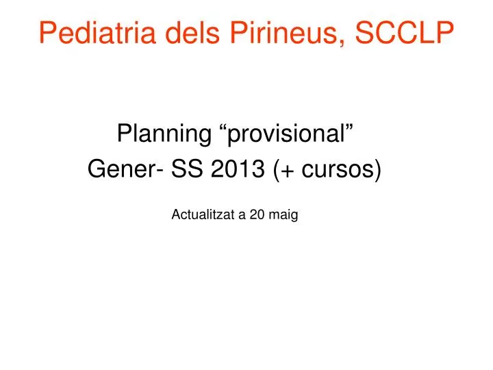 pediatria dels pirineus scclp