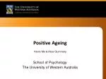 Understanding Normal Ageing: Strategies for Optimizing Mental and Emotional Health - slide 1