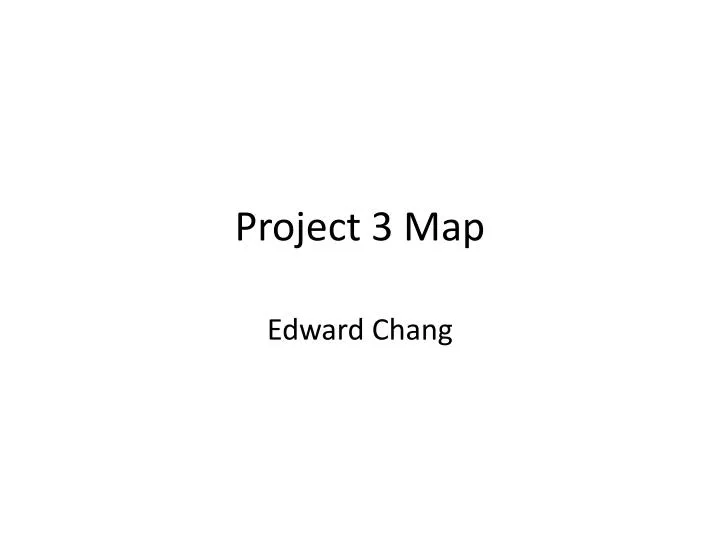 project 3 map