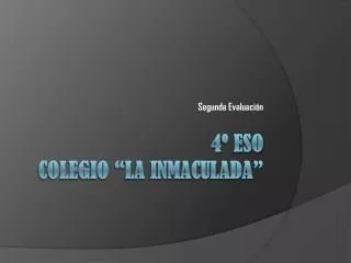 segunda evaluaci n