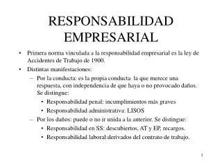 responsabilidad empresarial