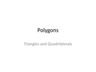 polygons