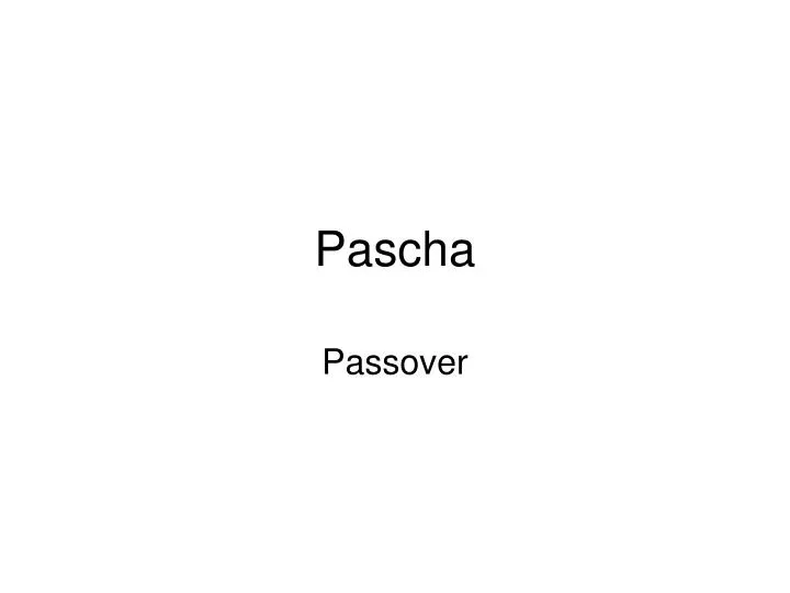 pascha