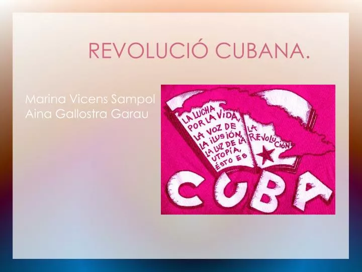 revoluci cubana