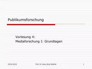 publikumsforschung
