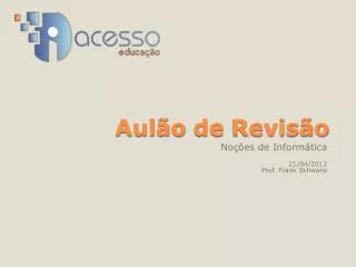 aul o de revis o