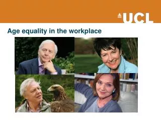 Age equality in the workplace