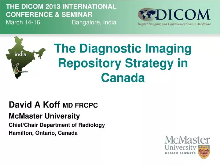 the diagnostic imaging repository strategy in canada