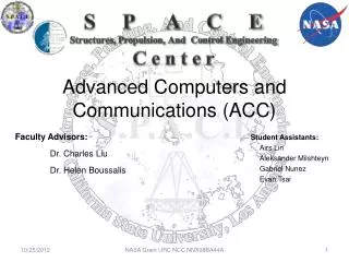 Advanced Computers and Communications (ACC)