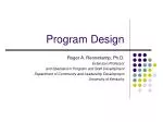 Logic Modeling: Blueprint for Program Success - slide 1