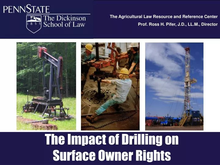 the impact of drilling on surface owner rights