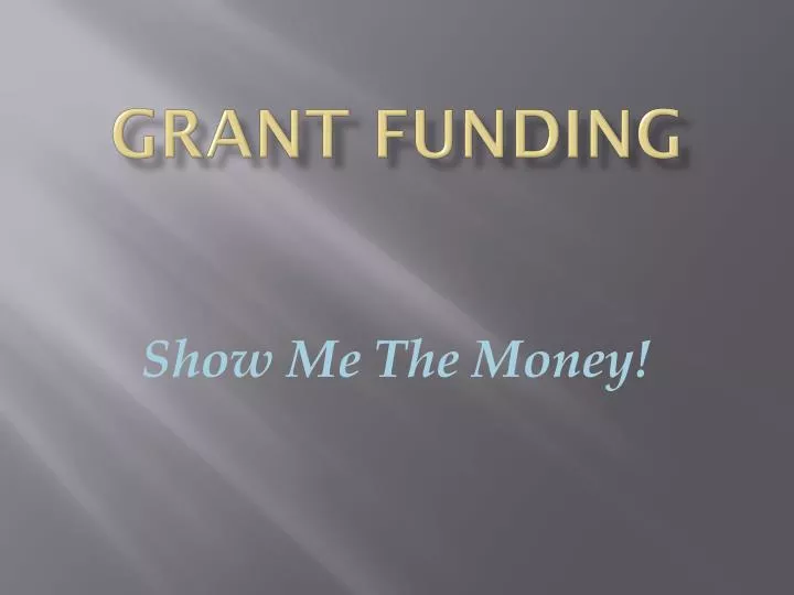 grant funding