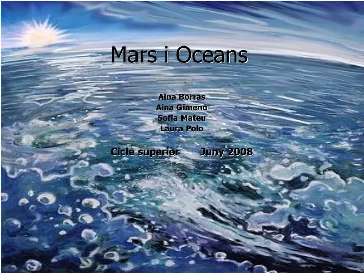 mars i oceans