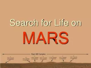 Search for Life on MARS
