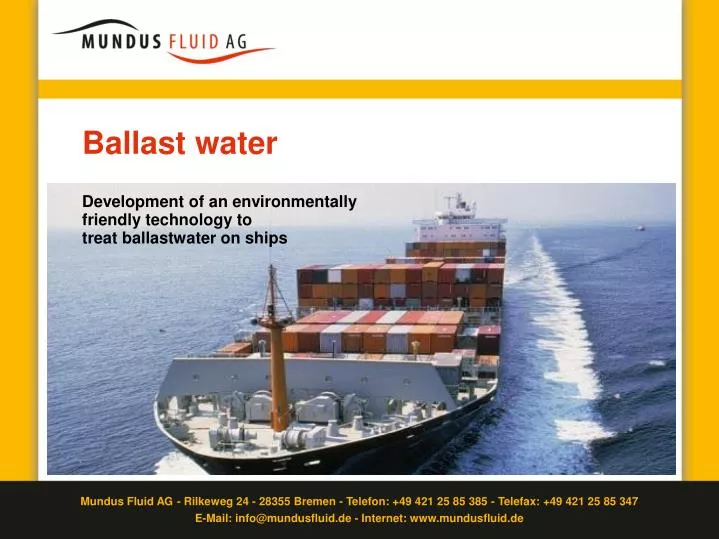ballast water