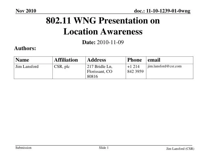 802 11 wng presentation on location awareness