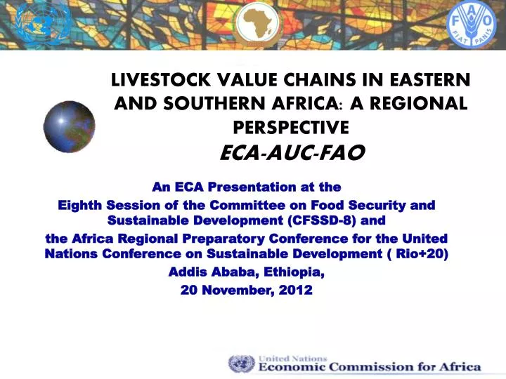 livestock value chains in eastern and southern africa a regional perspective eca auc fao