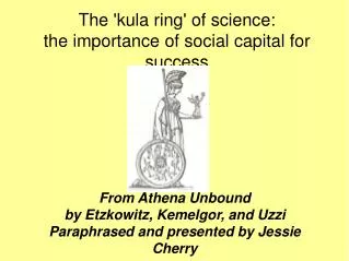 The 'kula ring' of science: the importance of social capital for success
