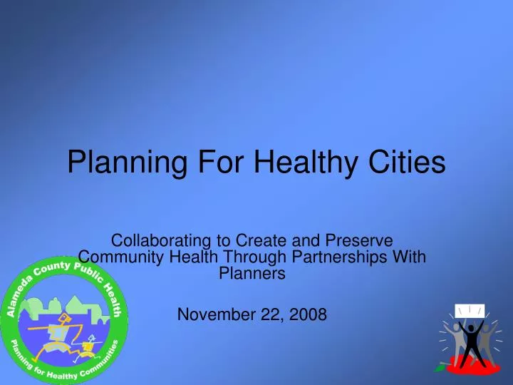 planning for healthy cities