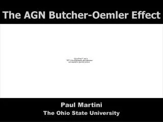 The AGN Butcher-Oemler Effect