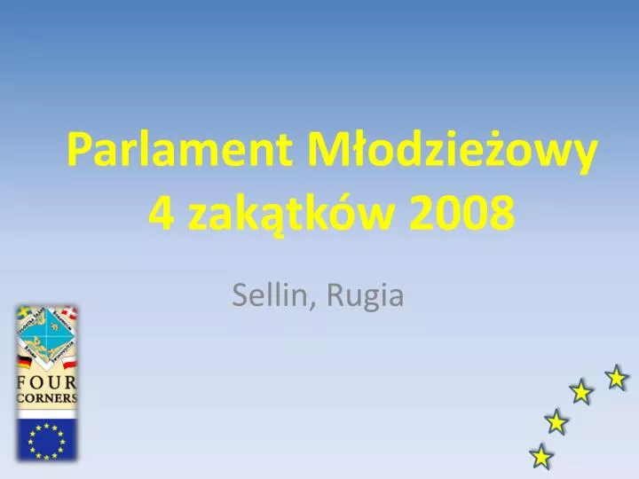 parlament m odzie owy 4 zak tk w 2008