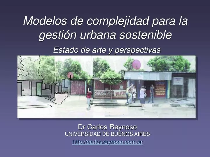 modelos de complejidad para la gesti n urbana sostenible estado de arte y perspectivas