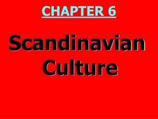 Scandinavian Culture