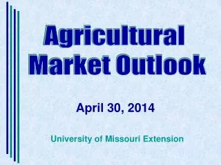 Agricultural Market Outlook