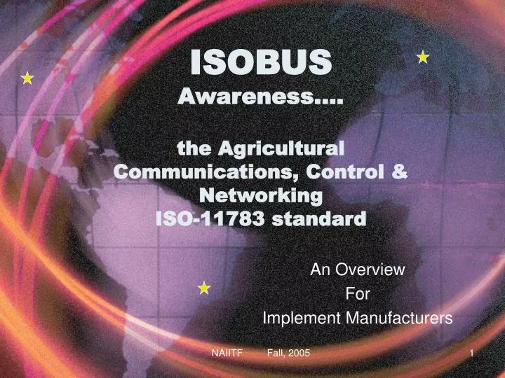 isobus awareness the agricultural communications control networking iso 11783 standard