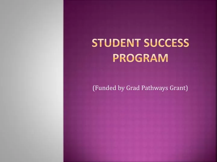 student success program