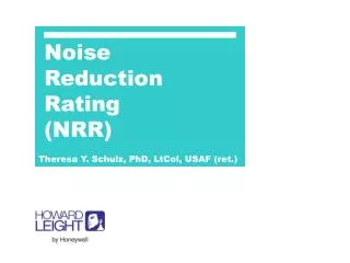 Noise Reduction Rating (NRR)