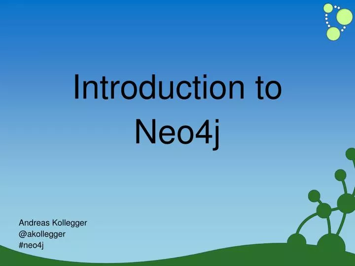 introduction to neo4j