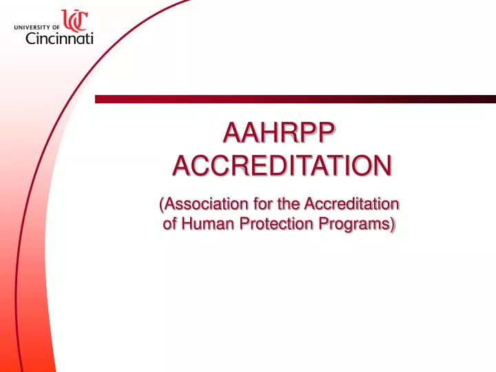 aahrpp accreditation association for the accreditation of human protection programs