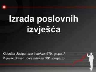 izrada poslovnih izvje a