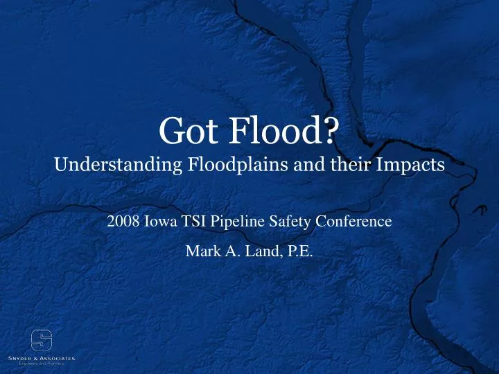 got flood understanding floodplains and their impacts