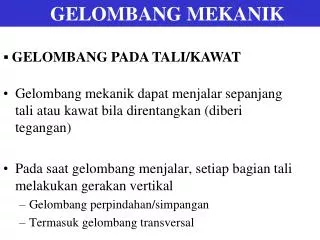 gelombang mekanik