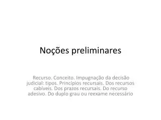 no es preliminares
