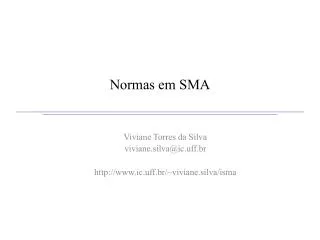 normas em sma