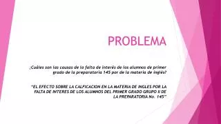 problema