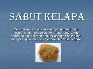 sabut kelapa