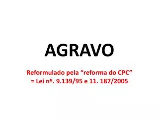 agravo